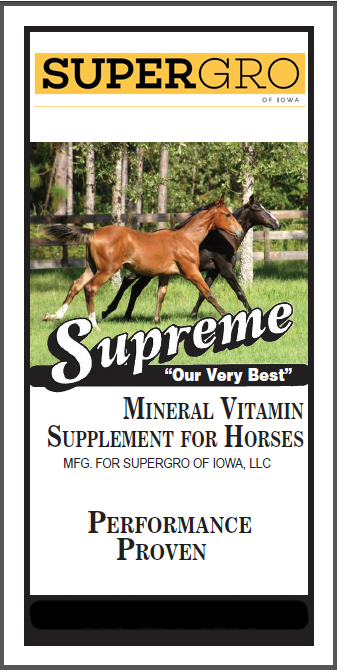 Supreme Mineral Vitamin Supplement for Horses